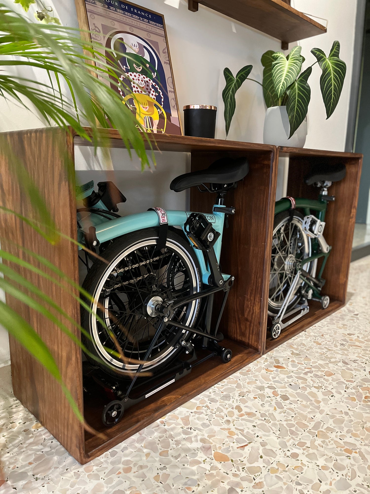 Pedalstal: A Foldable Bicycle Storage Solution That's as Beautiful as Your Bike