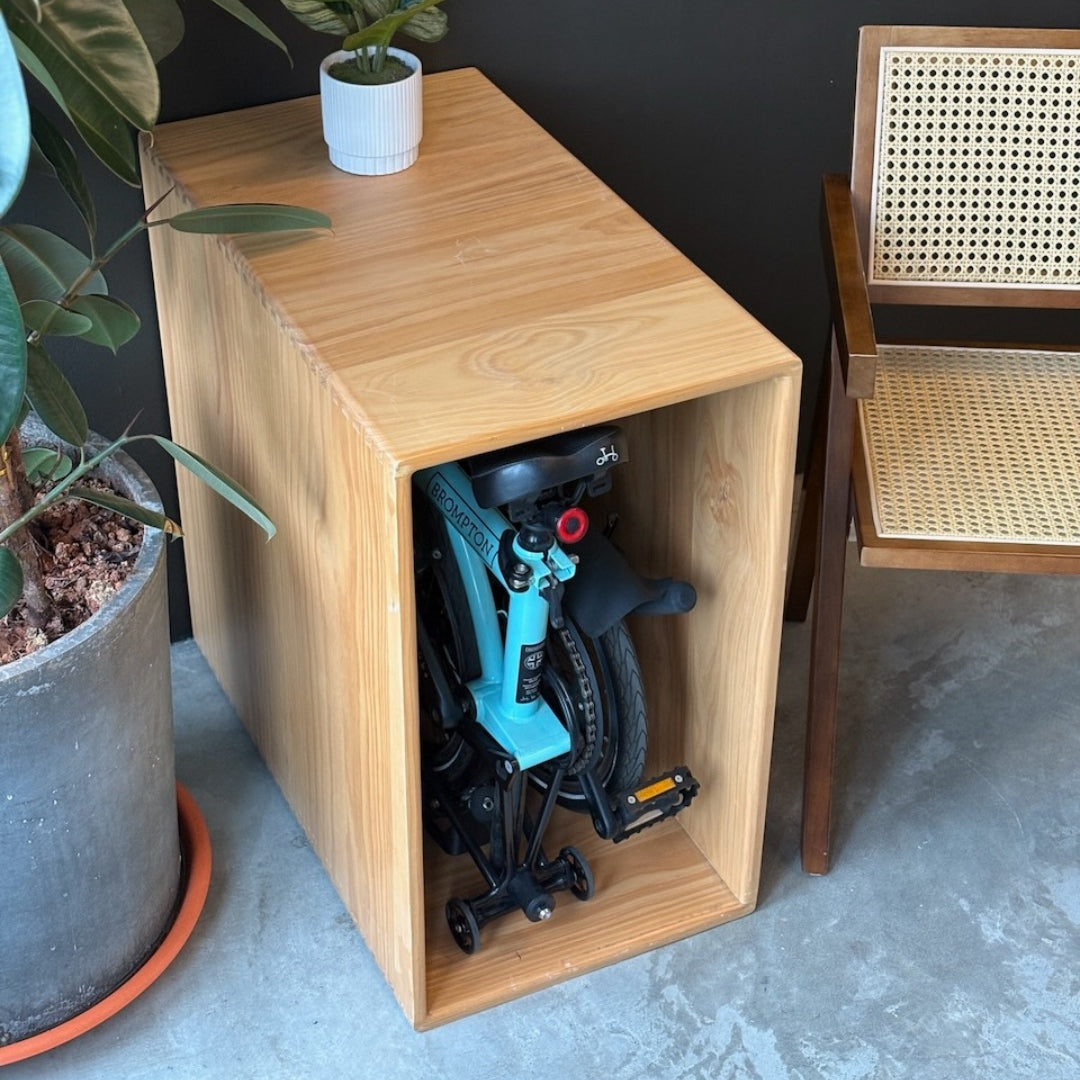 Side Frame | Folding Bicycle Wood Storage Shelf (Brompton)